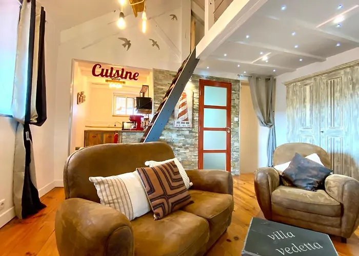 Vedetta - 4 Pers - 200 M Plage - Triangle D Or 아파트 비아히쯔